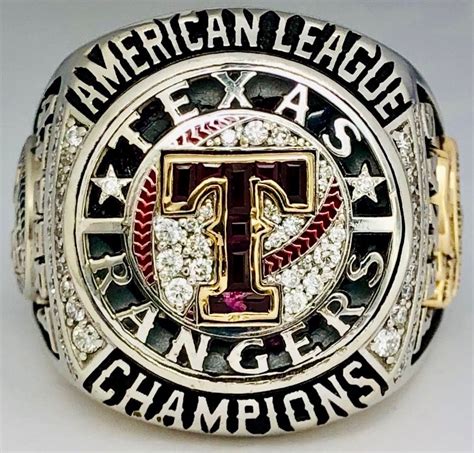 texas rangers world series ring replica
